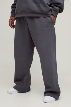Plus 330GSM Straight Leg Basic BM Signature Sweatpants