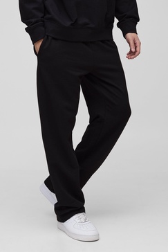 260GSM Loopback Basic Straight Leg Sweatpants