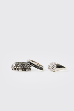 Skull Ring 3 Pack