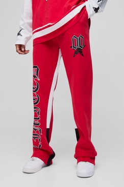 Tall Limited Print Flared Gusset Sweatpants
