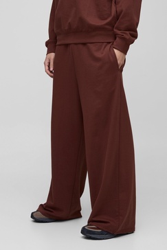 260GSM Loopback Basic Extreme Wide Leg Sweatpants