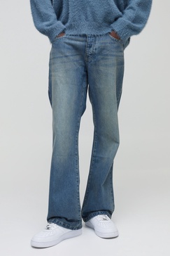 Relaxed Rigid Flare Jean