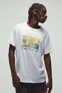 Regular Fit Renaissance High Build Print T-Shirt