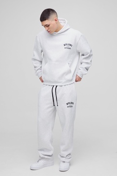 Oversized Boxy Official Hooded Tracksuit