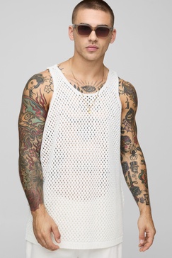 Oversized Knitted Vest
