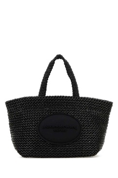 Black Crochet Small Punch Handbag