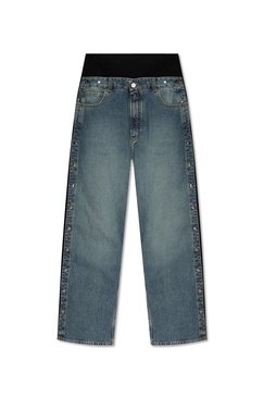 Alaia Jeans with detachable side stripes