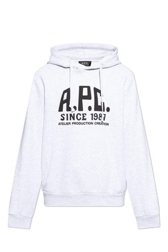 Logo Printed Drawstring Hoodie