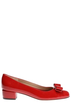 Ferragamo Women Vara Patent Leather Pump