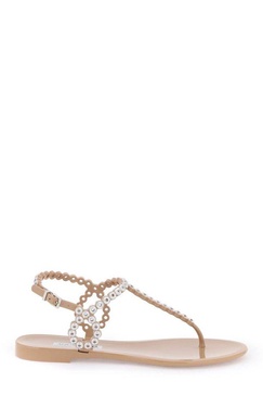 Almost Bare Crystal Jelly Sandals