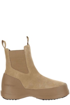 Luna Logo-printed Slip-on Boots