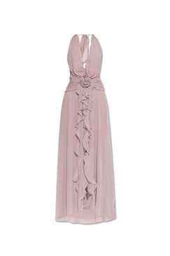 Blumarine Silk dress with open back