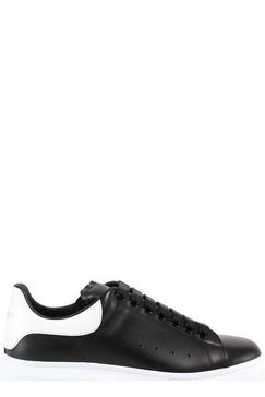 Oversized leather sneakers