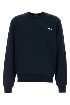 Dark Blue Cotton Sweatshirt