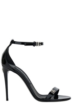 Patent leather sandals