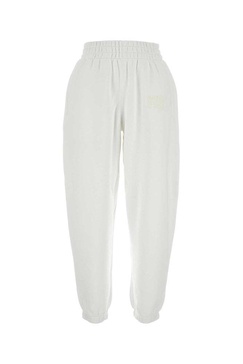 White Cotton Joggers