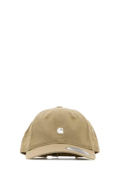 Khaki Cotton Madison Logo Cap