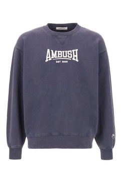 Logo Embroidered Crewneck Sweatshirt