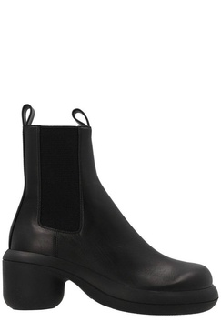 Leather ankle boots