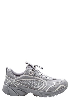 Balmain Cosmic Dust Pile Sneakers Color Grey/white