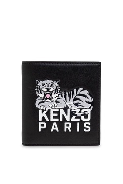 Varsity Logo Detailed Mini Wallet