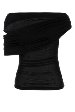 Blumarine Women Black Jersey Top