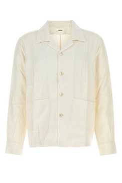 Ivory Cotton And Viscose Quartered Shirt