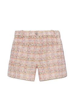 Versace Tweed shorts with lurex thread