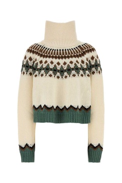 Embroidered wool oversize Sweet Winter sweater
