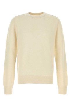 Maison Margiela Men Ivory Wool Sweater