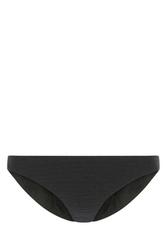 Black stretch nylon bikini bottom