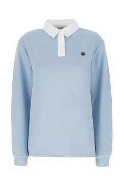Pastel Light Blue Piquet Polo Shirt