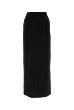 Black Triacetate Blend Lemma Skirt Max Mara Studio