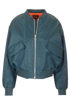 "ella" Teal Bomber Jacket