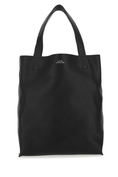 A.P.C. Women Black Leather Maiko Handbag