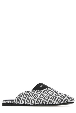 Givenchy Women Embroidered Fabric 4G Slippers
