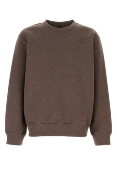 Brown Cotton Blend Sweatshirt