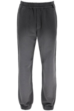 joggers in washed cotton