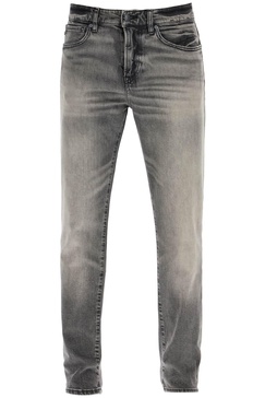 jeans re.maine grigio scuro cotone vita media vestibilità dritta