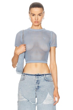 Cropped Crewneck Tee