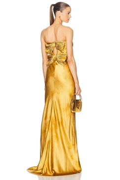 Bustier Bow Gown