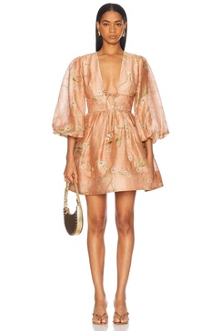 Illuminate Drawn Mini Dress