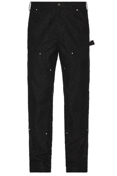 Crystal Rivet Lace Double Knee Pant