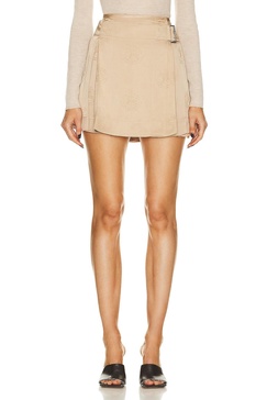 Pleated Mini Skirt
