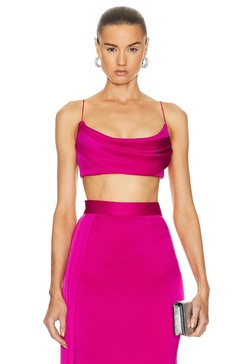 Drape Crop Top
