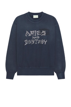 Aged Aries And Destroy Diamante Sweatshirt