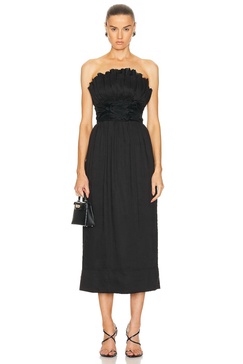 Whisper Knot Waist Midi Dress