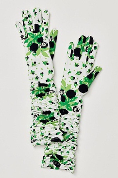Anna Sui Ruched Gloves