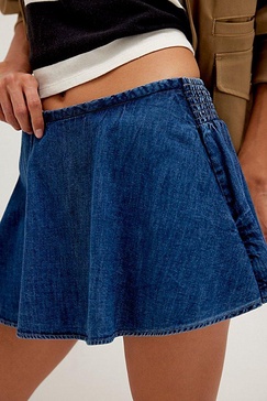 We The Free Paradise Found Denim Skort