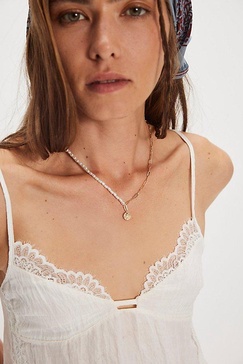 Lilli Pearl & Chain Necklace